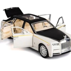 ROLLS ROYCE DIE CAST MODEL CAR 1:22 METAL (WHITE COLOR )