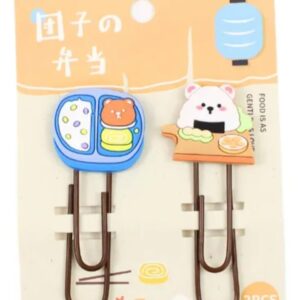 FOOD THEMED BOOK MARK (SET OF 2 CLIPS)