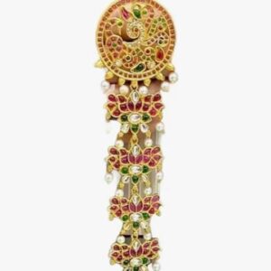 TRADITIONAL SOUTH INDIAN LOTUS DESIGN JADA BILLA