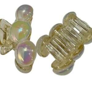 PEARL EMBLISHED HAIR CLAW CLIPS