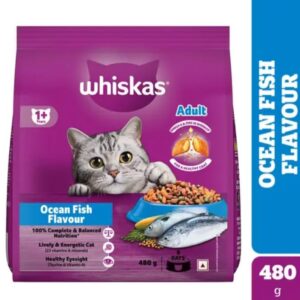 WHSIKAS ( 1+ YEAR ) OCEAN FISH FLAVOUR ADULT 480GM