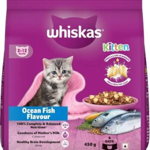 WHISKAS (2-12 MONTHS) OCEAN FISH FLAVOUR FOR KITTEN