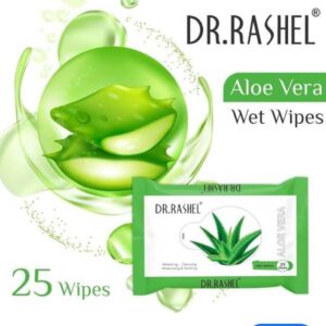 DR.RASHEL ALOE FACIAL WET WIPES ( PACK OF 25 SHEET )