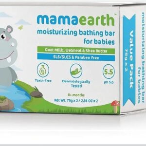 MAMAEARTH NOURSHING BABY BAR ( 75GM X 2 SOAPS )