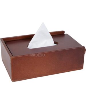 MADE2U LUXURY SLIDING WOODEN TISSUE BOX