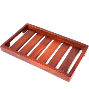 MADE2U LUXURY WOODEN SERVING TRAY ( 10" X 6 " )