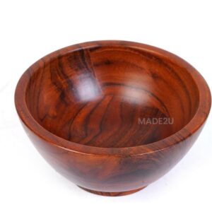 MADE2U ELEGANT WOODEN SALAD BOWL