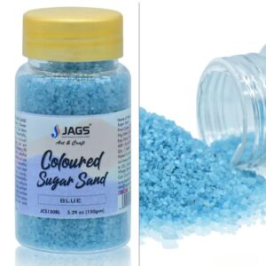 JAGS COLOURED SUGAR SAND BLUE (150GM)