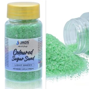 JAGS COLOURED SUGAR SAND LIGHT GREEN (150GM)