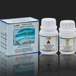 JAGS ULTRA CLEAR RESIN& HARDNER 150GM ( A - RESIN 100GM / B - HARDNER 50GM )