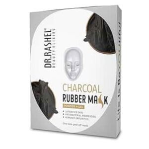 DR.RASHEL ONE TIME PEEL OFF CHARCOAL RUBBER MASK ( POWDER + GEL )