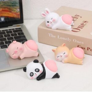 CAR DASH BOARD DECORS ( BUNNY / PIG / PANDA / CAT ) ( 4 DIFFERENT DASH BOARD TOYS )