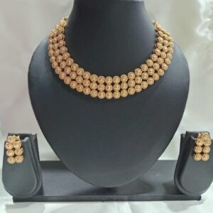TRADITIONAL DESIGN NECKLACE WITH EARING