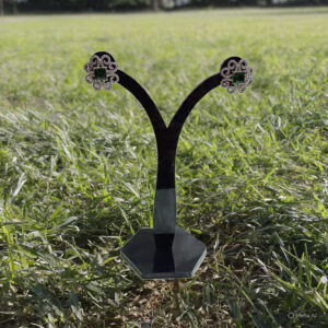 EMERALD GREEN AD STONE STUD