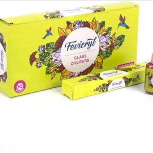 FEVICRYL GLASS COLOUR 10 SHADES ( WATER BASED )