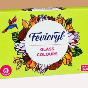 FEVICRYL GLASS COLOURS 6 SHADES ( WATER BASED )